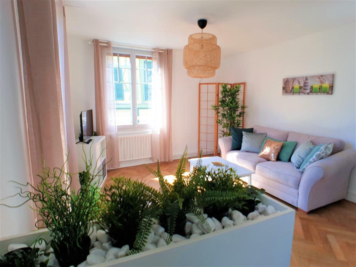 Au 36, Les Apparts Hotel Joigny Bagian luar foto